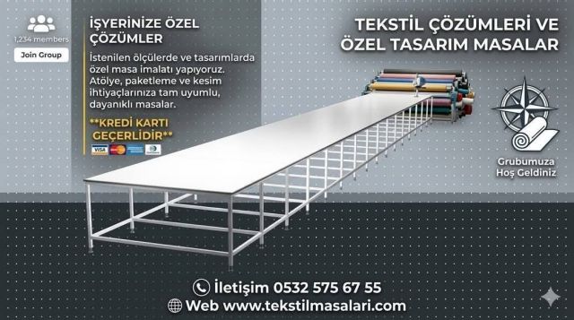 TEKSTİL MASALARINDA  KAMPANYA 